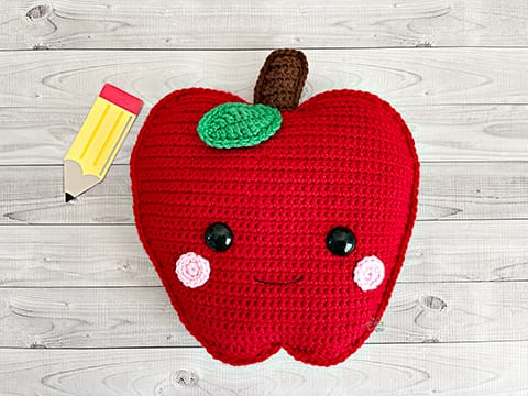 Apple Kawaii Cuddler® Crochet Pattern