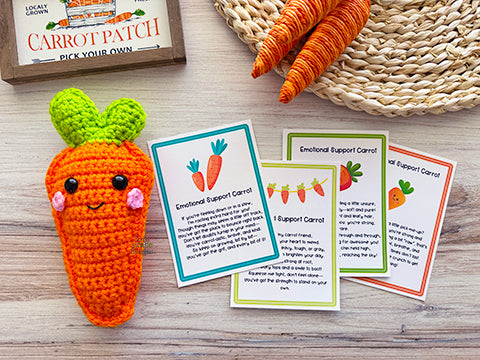 Mini Carrot Kawaii Cuddler® Crochet Pattern