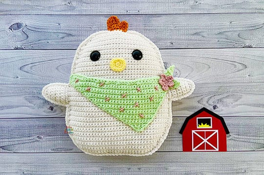 Chicken Squish Kawaii Cuddler® Crochet Pattern