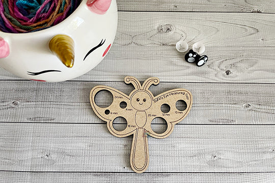Dragonfly Kawaii Safety Eye Measurement Tool – 3amgracedesigns