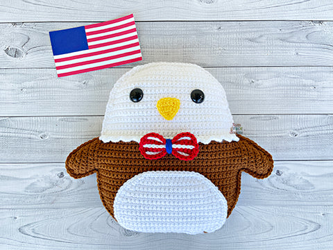 Eagle Squish Kawaii Cuddler® Crochet Pattern