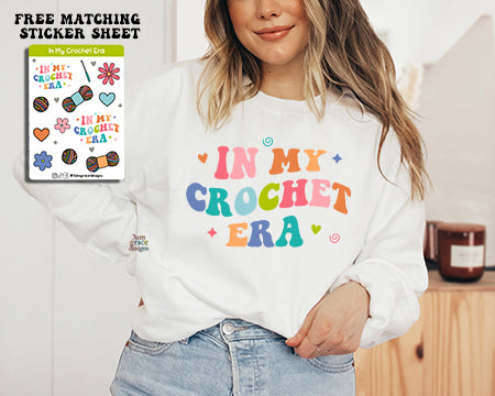 In My Crochet Era Crew Sweatshirt