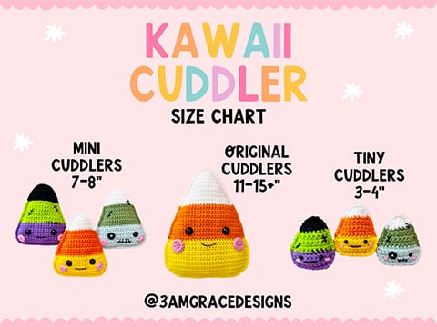 Mini Halloween Kawaii Cuddler® Crochet Pattern BUNDLE