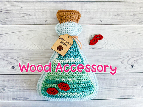 Leprechaun Kisses Tags & Kisses For Crochet/Knit Amigurumi - 2 Sets