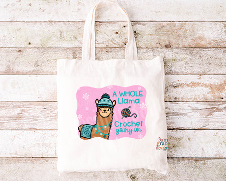 Llama tote bag best sale