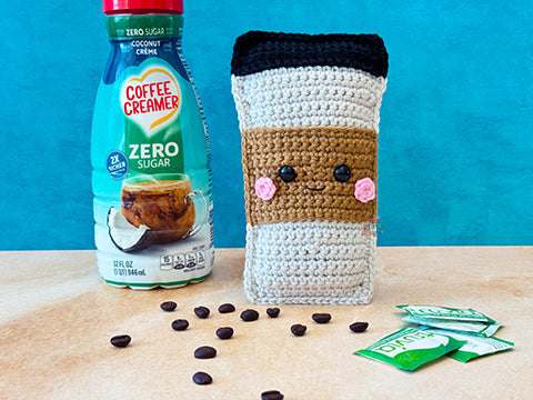 Mini Coffee Kawaii Cuddler® Crochet Pattern