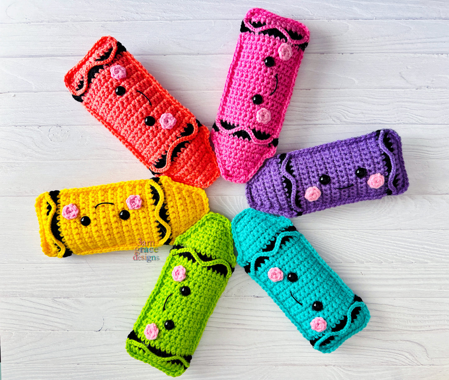 Mini Crayon Kawaii Cuddler® Crochet Pattern