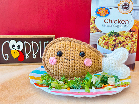 Mini Drumstick Kawaii Cuddler® Crochet Pattern