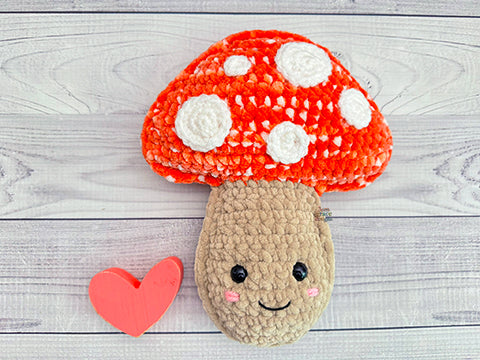 Mini Mushroom Kawaii Cuddler® Crochet Pattern