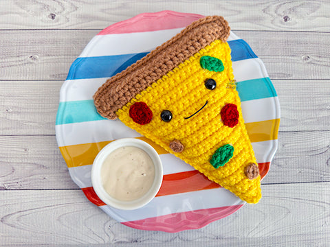 Mini Pizza Kawaii Cuddler® Crochet Pattern