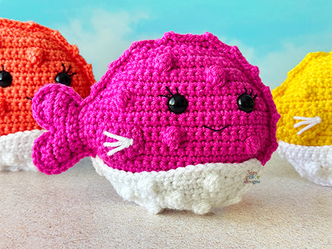Mini Pufferfish Kawaii Cuddler® Crochet Pattern