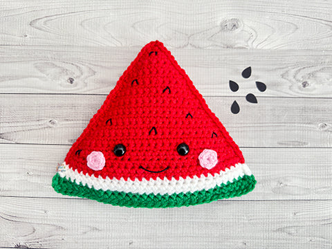 Mini Watermelon Kawaii Cuddler® Crochet Pattern