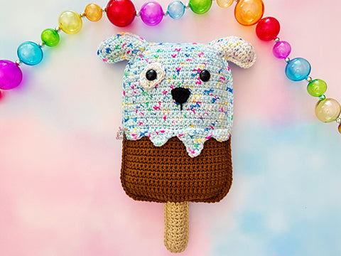 Dog Popsicle Pupsicle Kawaii Cuddler® Crochet Pattern