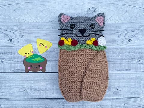 Purrito Cat Burrito Kawaii Cuddler® Crochet Pattern