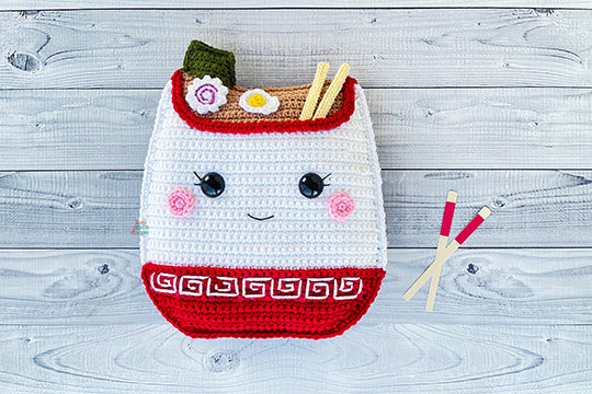Ramen Squish Kawaii Cuddler® Crochet Pattern – 3amgracedesigns