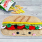Sub Sandwich Kawaii Cuddler® Crochet Pattern