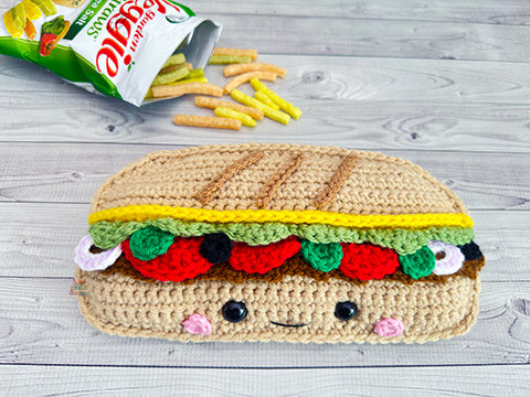 Sub Sandwich Kawaii Cuddler® Crochet Pattern
