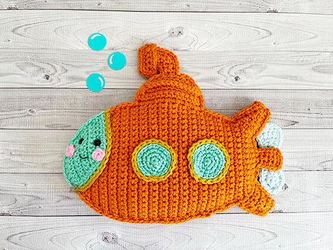 Submarine Kawaii Cuddler® Crochet Pattern