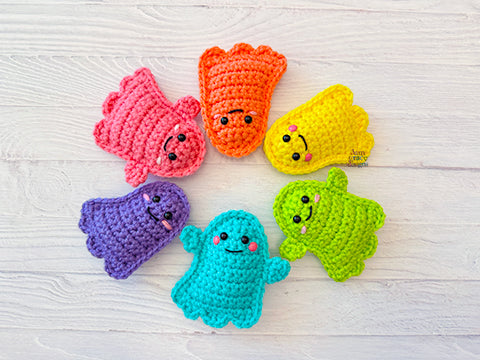 Tiny Ghost Kawaii Cuddler® Crochet Pattern