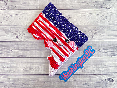 Washington DC Kawaii Cuddler® Crochet Pattern