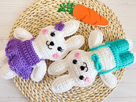 Mini Bunny Rabbit Kawaii Cuddler® Crochet Pattern