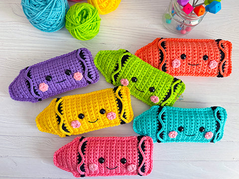 Mini Crayon Kawaii Cuddler® Crochet Pattern