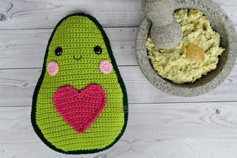 Avocado Kawaii Cuddler® Crochet Pattern