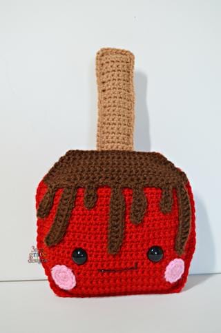 Candy Apple Kawaii Cuddler® Crochet Pattern