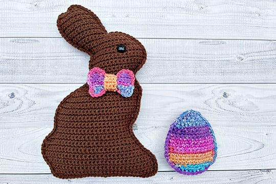 Chocolate Bunny Kawaii Cuddler® Crochet Pattern