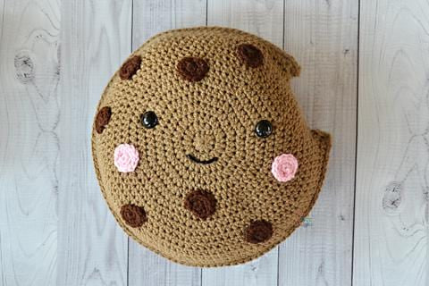 Chocolate Chip Cookie Kawaii Cuddler® Crochet Pattern