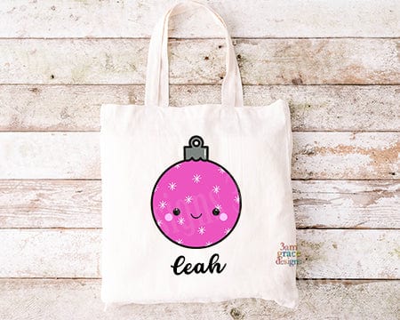 Christmas Ornament Kawaii Cuddler Tote Bag