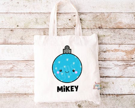Christmas Ornament Kawaii Cuddler Tote Bag