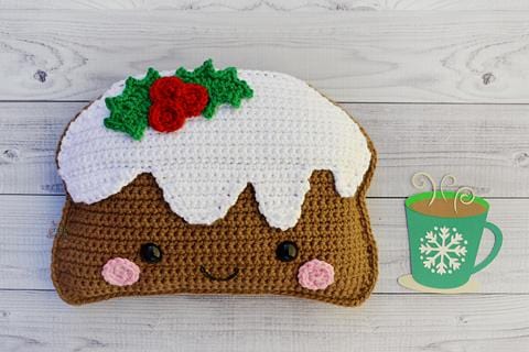 Christmas Pudding Kawaii Cuddler® Crochet Pattern