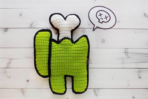 Among Us Dead Crewmate Kawaii Cuddler® Crochet Pattern