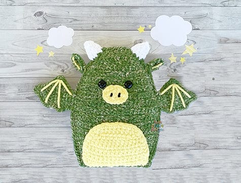 Dragon Squish Kawaii Cuddler® Crochet Pattern