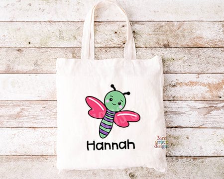 Dragonfly Kawaii Cuddler Tote Bag