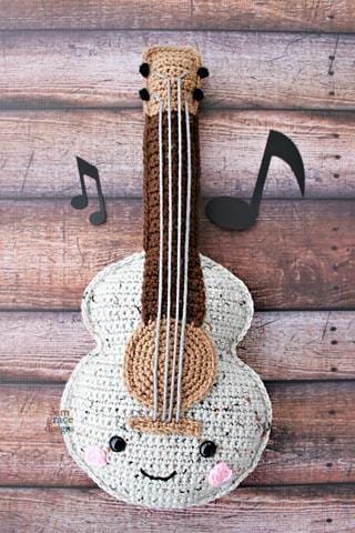 Guitar Kawaii Cuddler® Crochet Pattern