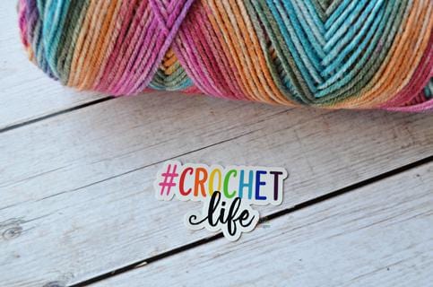 Hashtag Crochet Life Magnet