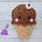 Ice Cream Cone Kawaii Cuddler® Crochet Pattern