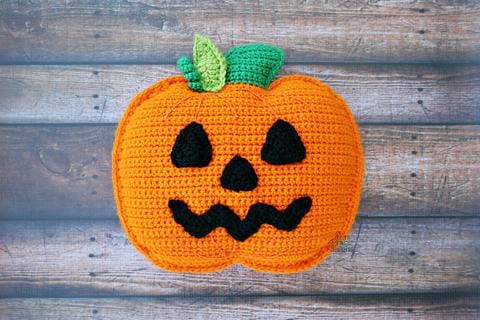 Jack O' Lantern Kawaii Cuddler® Crochet Pattern