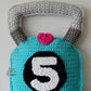 Kettlebell Kawaii Cuddler® Crochet Pattern