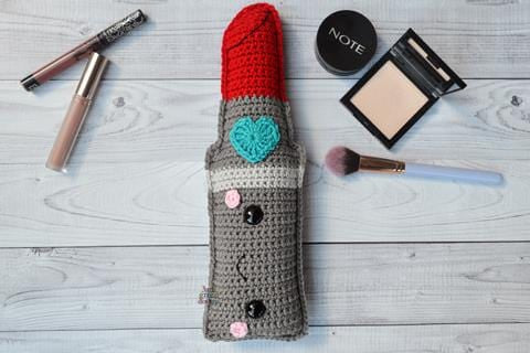 Lipstick Kawaii Cuddler® Crochet Pattern