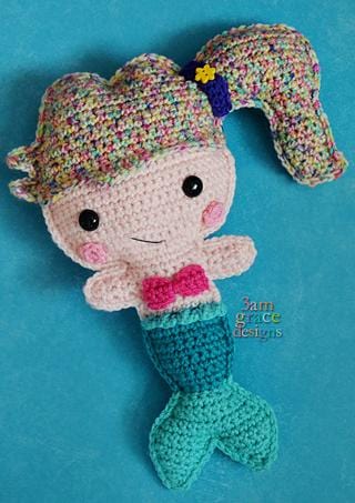 Mermaid Kawaii Cuddler® Crochet Pattern
