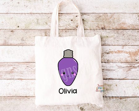 Christmas Light Kawaii Cuddler Tote Bag