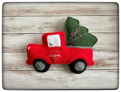 Red Christmas Truck Kawaii Cuddler® Crochet Pattern