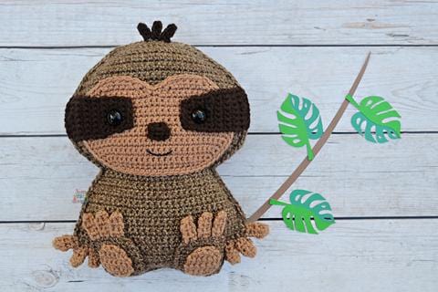 Sloth Kawaii Cuddler® Crochet Pattern