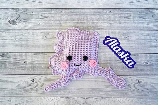 State of Alaska Kawaii Cuddler® Crochet Pattern