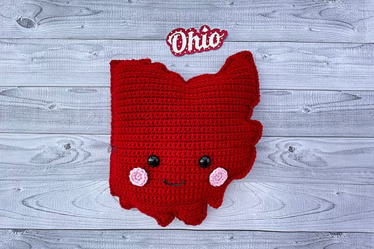 State of Ohio Kawaii Cuddler® Crochet Pattern
