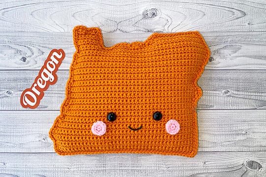 State of Oregon Kawaii Cuddler® Crochet Pattern