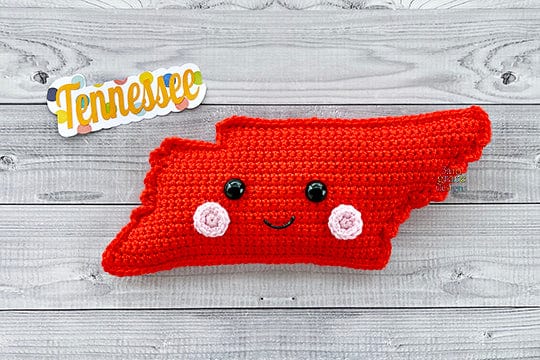 State of Tennessee Kawaii Cuddler® Crochet Pattern